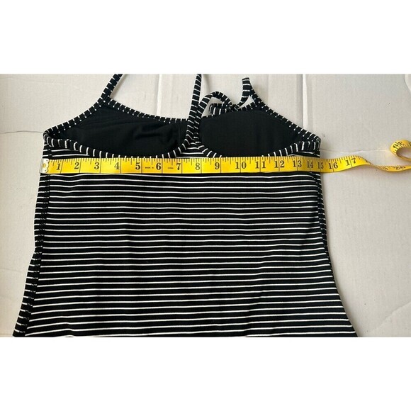 Lululemon Power Y Tank Black & White Stripes 8 - Picture 5 of 8